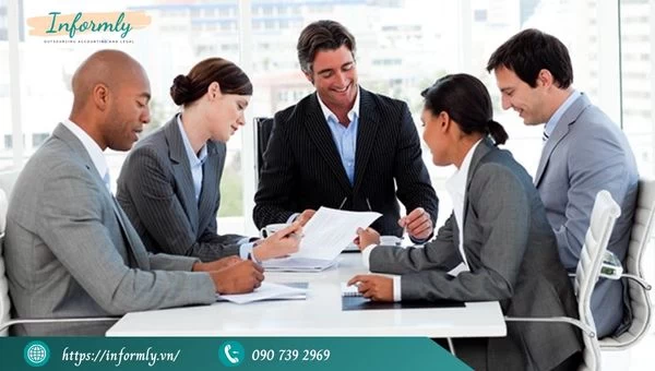 Legal representatives of a company in Vietnam